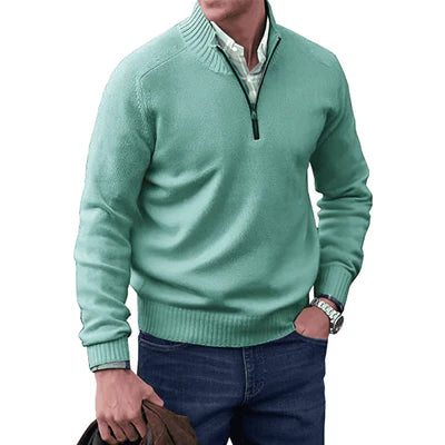 Elegant Zipped Sweater