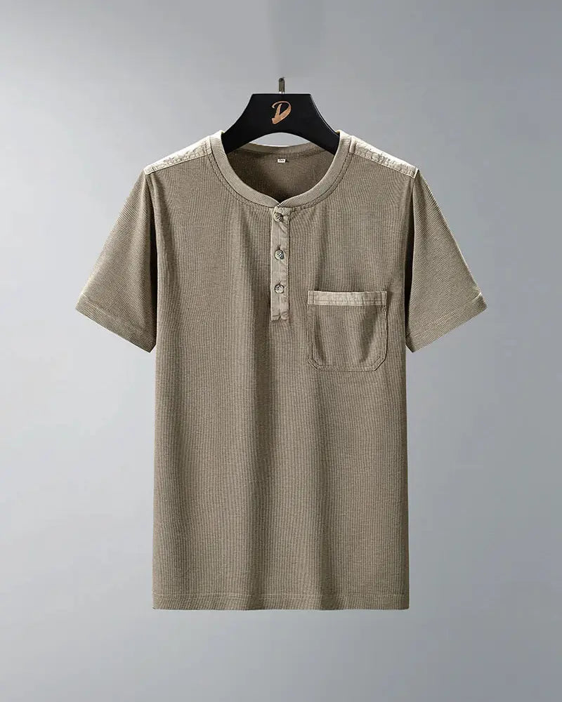 Dionos Waffle Knit Henley