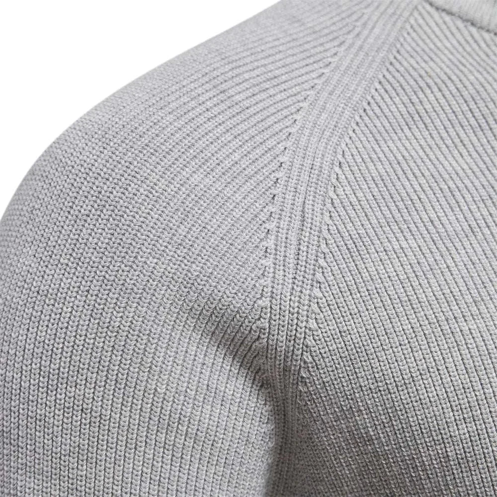 Winter Sweater with High Collar