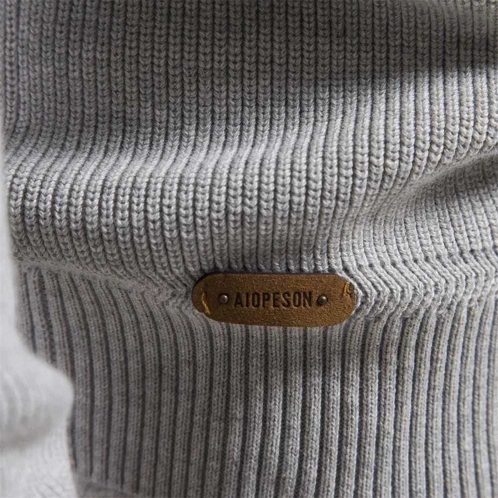 Winter Sweater with High Collar