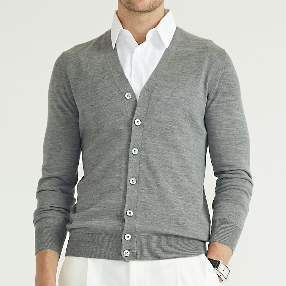 Men's Cardigan V-Neck