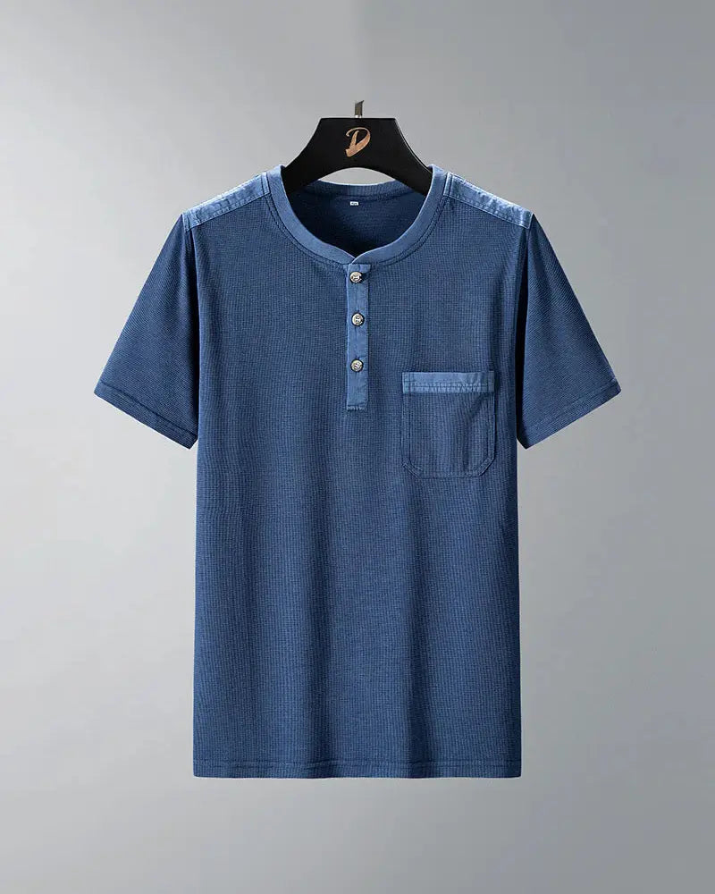 Dionos Waffle Knit Henley