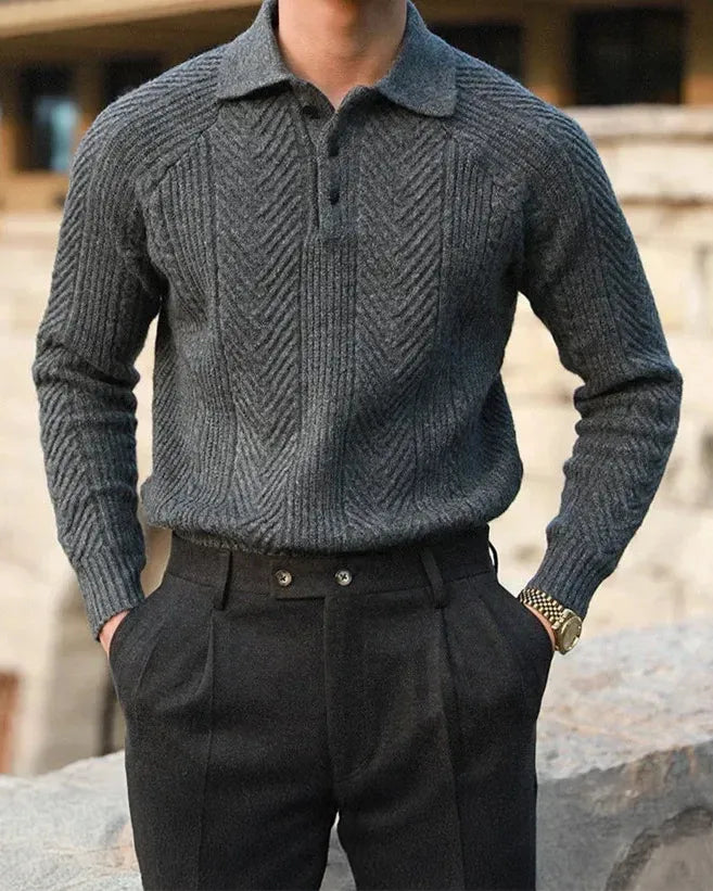 Laurent Knitted Polo