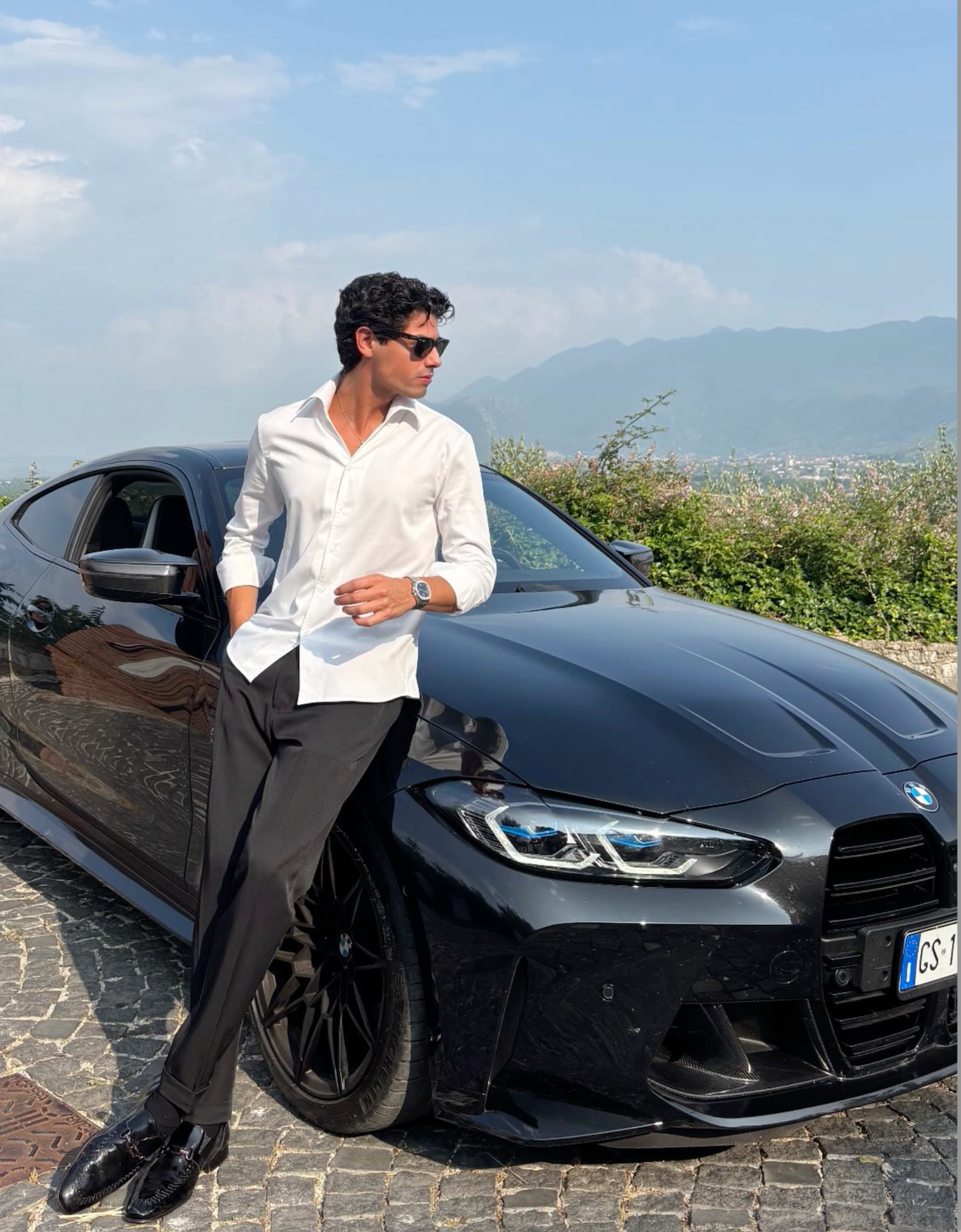 Italian Athletic V-Neck Bamboo Shirt