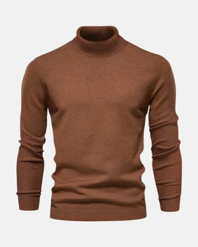 Men's Turtle Neck Sweater, Soft Fine-Knit Pullover